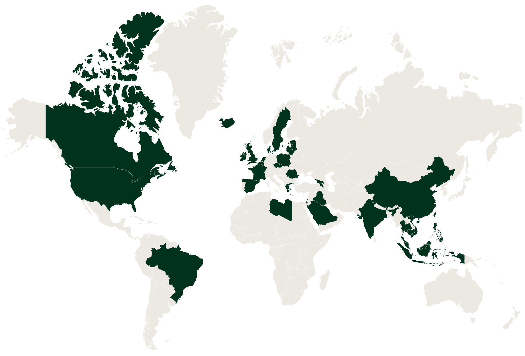 Carte implantations Teisseire